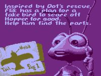 une photo d'Ã©cran de A Bug s Life sur Nintendo Game Boy Color